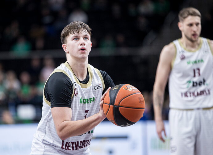 D.Stenionis keliasi į Latviją („Betsafe-LKL“ nuotr.)