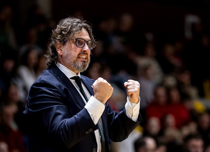 A.Trinchieri aptarė rungtynes (Foto: Rokas Lukoševičius)
