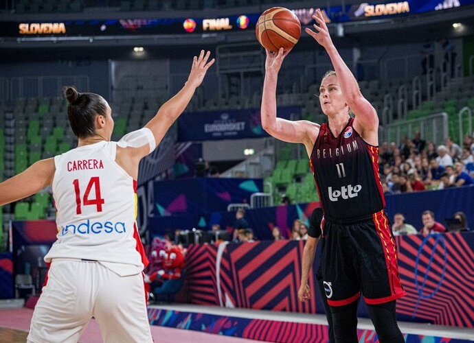 E.Meesseman vedė belges į pergalę (FIBA nuotr.)