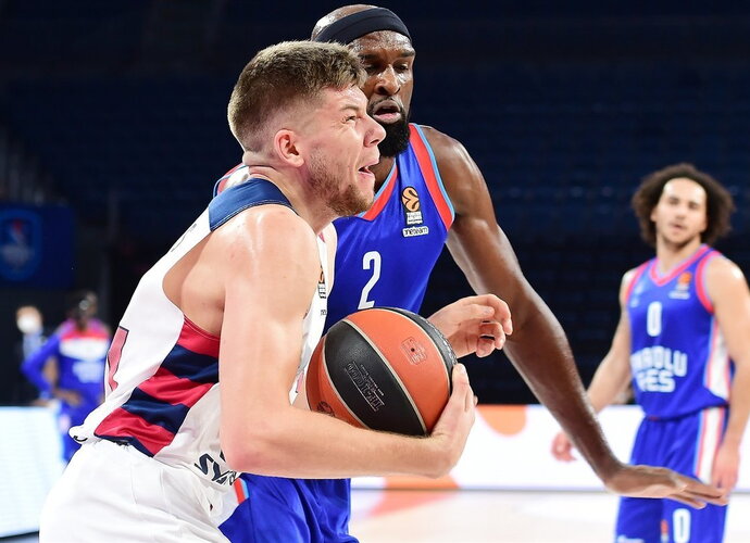 R.Giedraitis surinko 14 naudingumo balų (Euroleague.net)