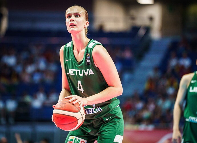 J.Jocytė kovos dėl vietos Europos čempionate (FIBA nuotr.)