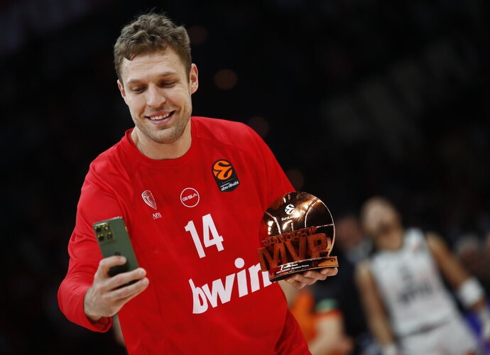 A.Vezenkovas atsiėmė sausio mėnesio MVP prizą