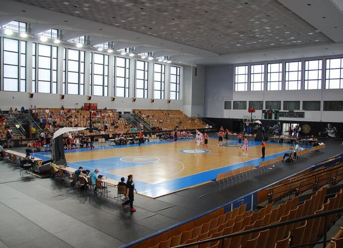 „Sportforum“ arenoje vyksta Eurolygos jaunių kovos (Krepsinis.net nuotr.)