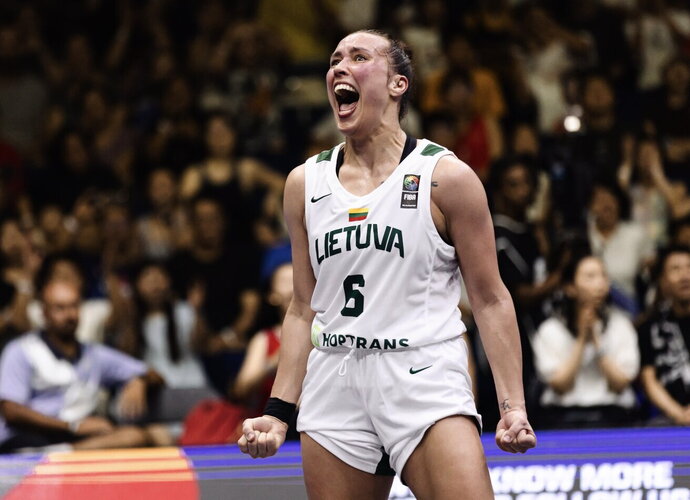 K.Nacickaitė sumetė baudas, kurios uždarė mačą (FIBA nuotr.)