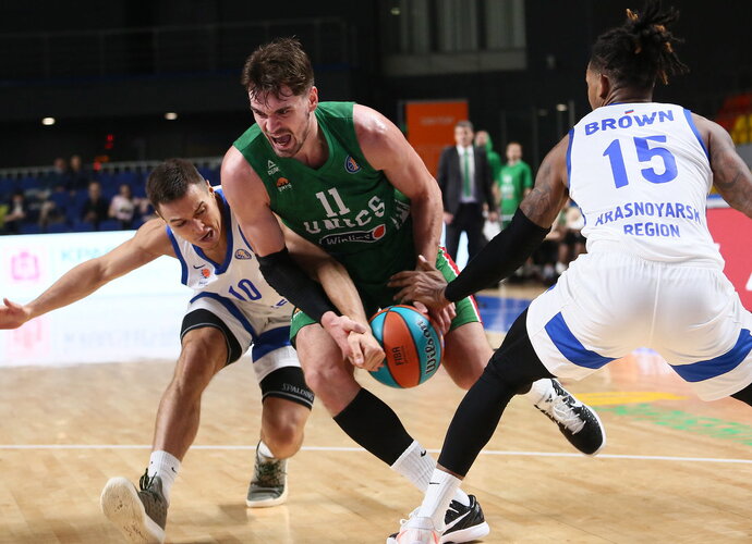 Kazanės ekipa klupo (Vtb-league.com nuotr.)