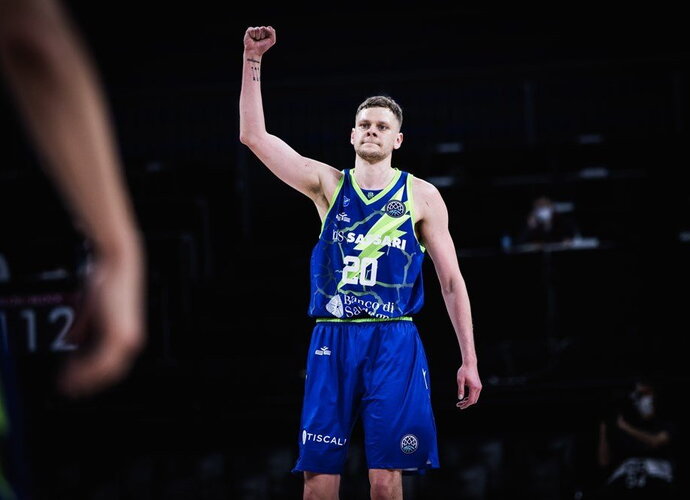 E.Bendžius sumetė 4 tritaškius iš 8 (FIBA Europe nuotr.)
