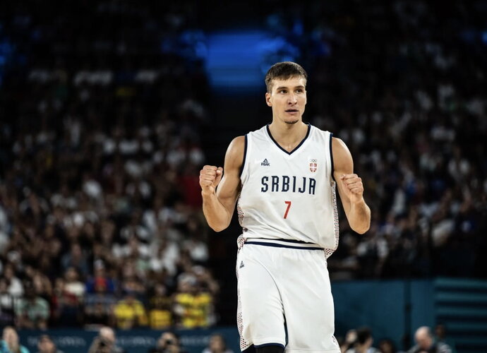 B.Bogdanovičius buvo rezultatyviausias (FIBA nuotr.)