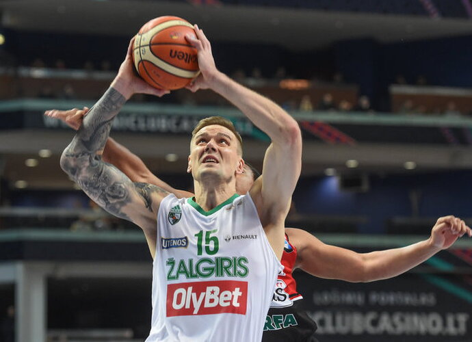 R.Javtokas su „Panathinaikos“ tapo Eurolygos čempionu (Žygimantas Gedvila, Fotodiena.lt)
