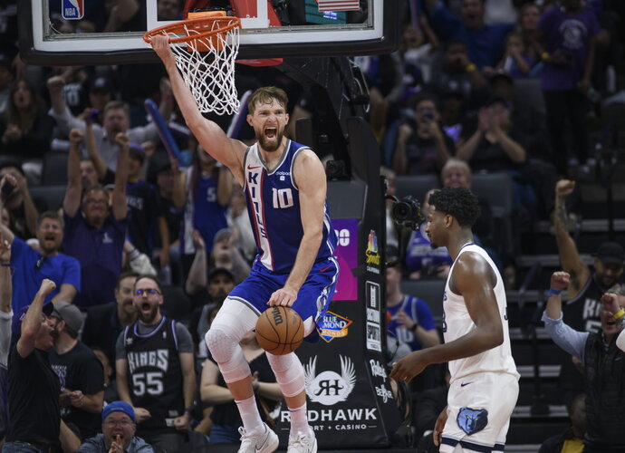 D.Sabonis vėl siautėjo (Scanpix nuotr.)