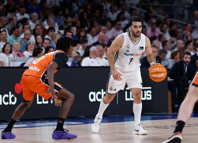 F.Campazzo pelnė 18 taškų (Scanpix nuotr.)