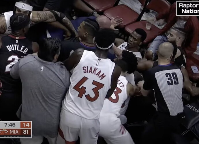 NBA išdalino baudas mušeikoms