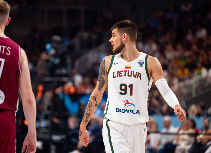 D.Sirvydis žaidė solidų mačą (BNS nuotr.)
