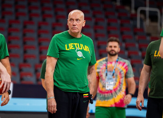 R.Kurtinaitis rinktinės sudėtį paskelbs šeštadienį (BNS nuotr.)