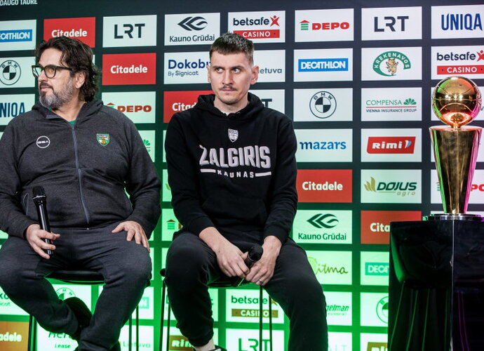 A.Trinchieri finalą pasitinka pakiliai („Betsafe-LKL“ nuotr.)