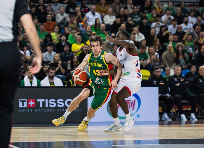 I.Sargiūnas sukūrė iškart legendiniu tapsiantį momentą (FIBA nuotr.)