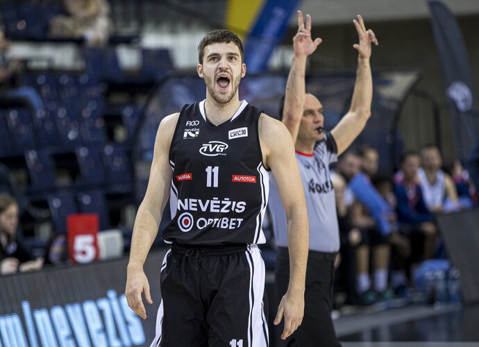 J.Marcinkevičius šiame sezone turbūt nebežais (LKL nuotr.)