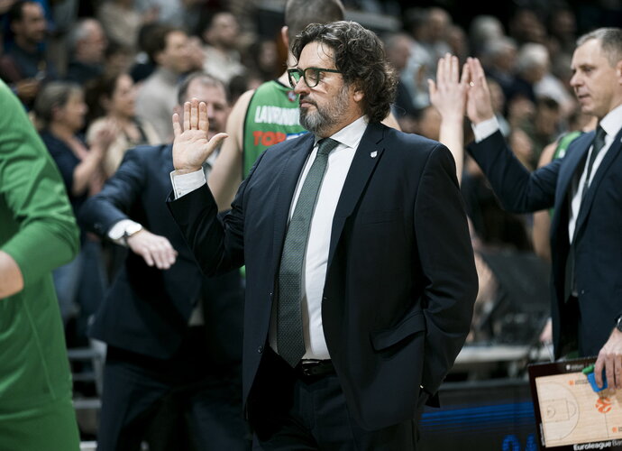 A.Trinchieri trūksta treniruočių (Žalgirio nuotr.)