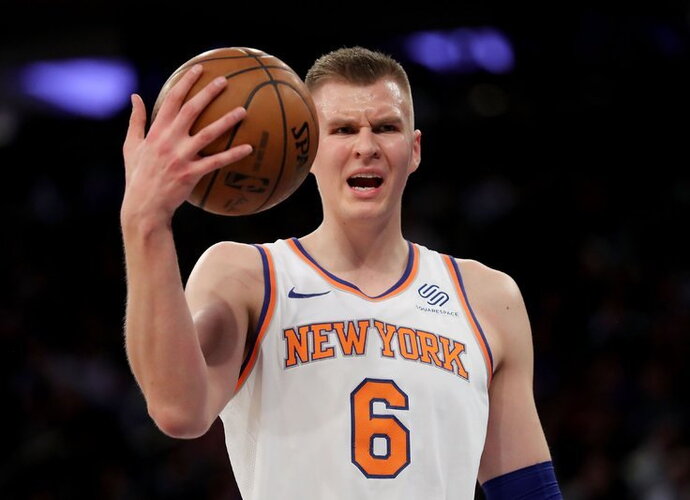 K.Porzingis liko kiek nusivylęs (Scanpix nuotr.)