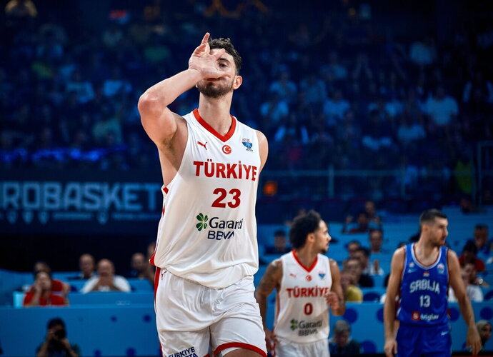 A.Šengunas vedė turkus į pergalę (FIBA nuotr.)