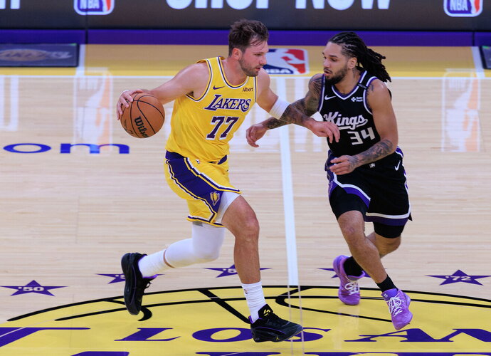 L.Dončičius nukalė „Lakers“ pergalę (Scanpix nuotr.)