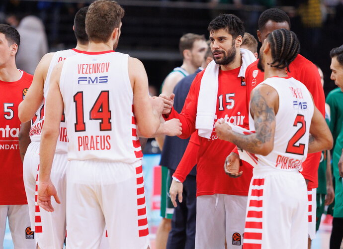 „Olympiacos“ klubui skirta bauda (BNS nuotr.)