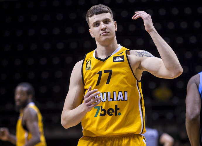 P.Danusevičius buvo arti dvigubo dublio (LKL nuotr.)