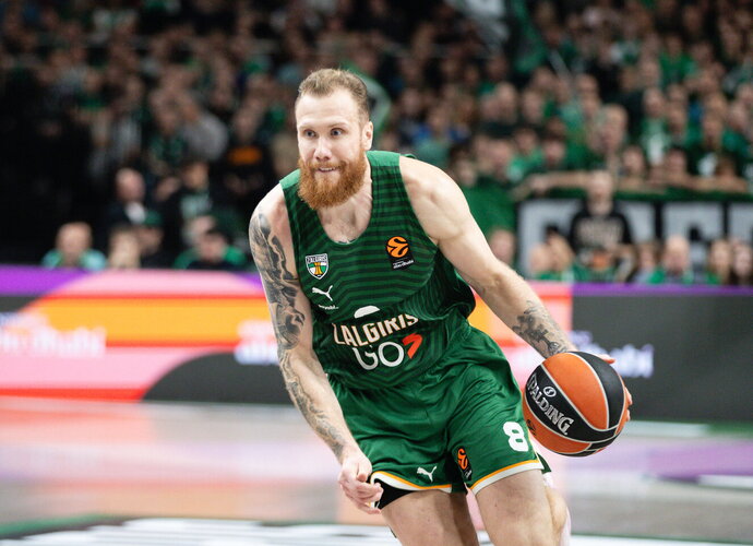 I.Brazdeikis pastaruoju metu renka dviženklius skaičius Eurolygoje (BNS nuotr.)
