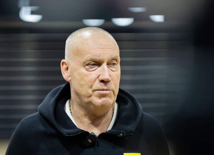 R.Kurtinaitis kalbėjo apie rinktinės aktualijas (BNS nuotr.)