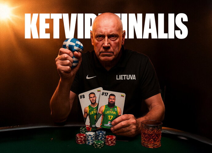 Ką antradienio vakarui paruošė R.Kurtinaitis? (Krepsinis.net nuotr.)