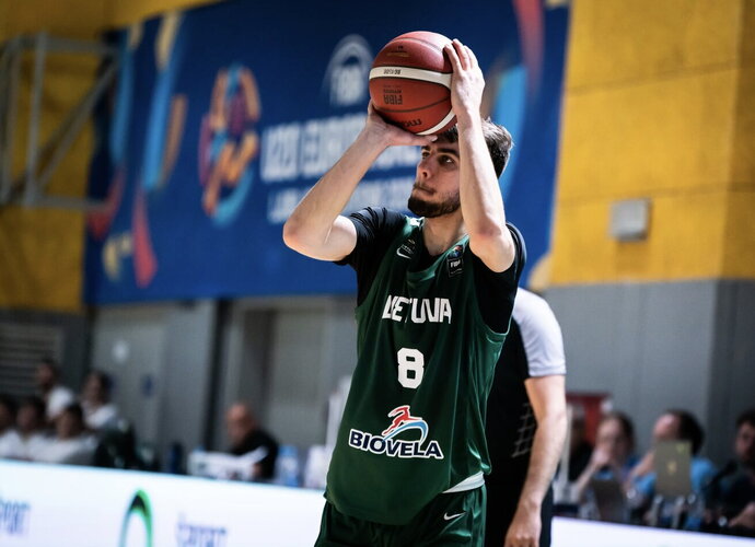 G.Jokubauskas pelnė 100-ąjį tašką (FIBA nuotr.)