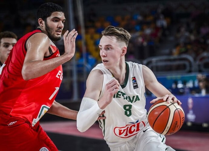 Perspektyvus lietuvis įvertinimo sulaukė jau dabar (FIBA Europe nuotr.)