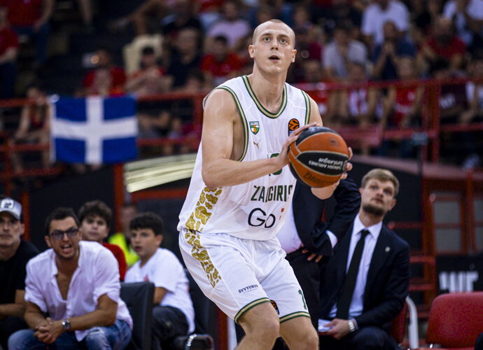 A.Smailagičius skyrė bloką (Žalgirio nuotr.)