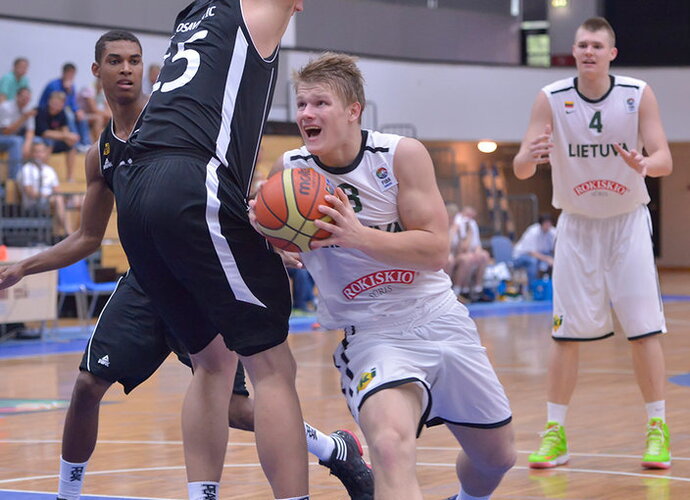 M.Mockevičius rungtyniaus naujame Vilniaus klube (FIBA Europe nuotr.)