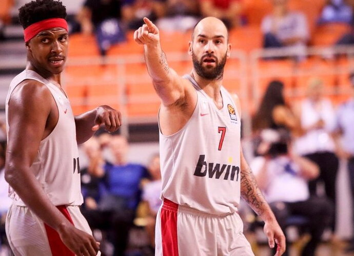 V.Spanoulis buvo rezultatyviausias mačo žaidėjas („Facebook“ nuotr.)