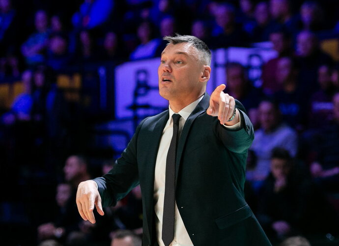 Š.Jasikevičius rengiasi mačui prieš „Baskonia“ (BNS nuotr.)