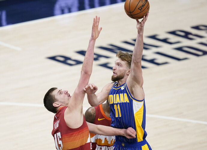 D.Sabonis užfiksavo ketvirtąjį trigubą dublį šiame sezone (Scanpix nuotr.)