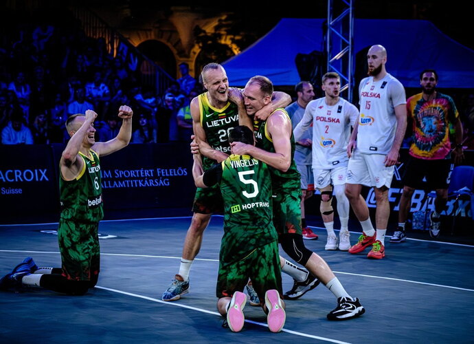 3x3 rinktinė žengė į olimpiadą (FIBA nuotr.)