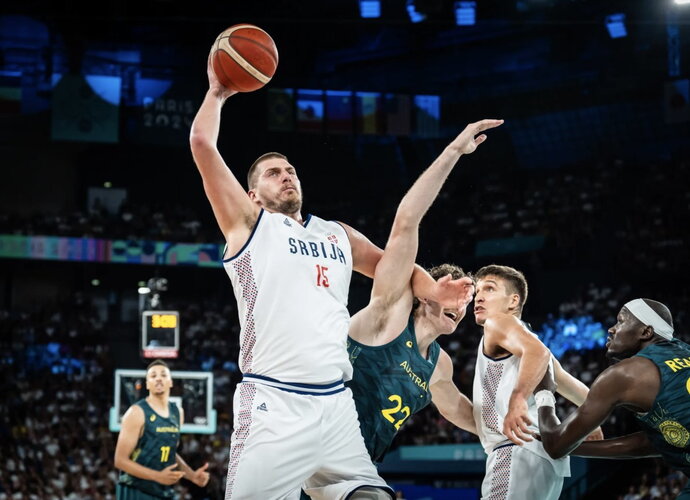 N.Jokičius pelnė svarbiausius taškus (FIBA nuotr.)