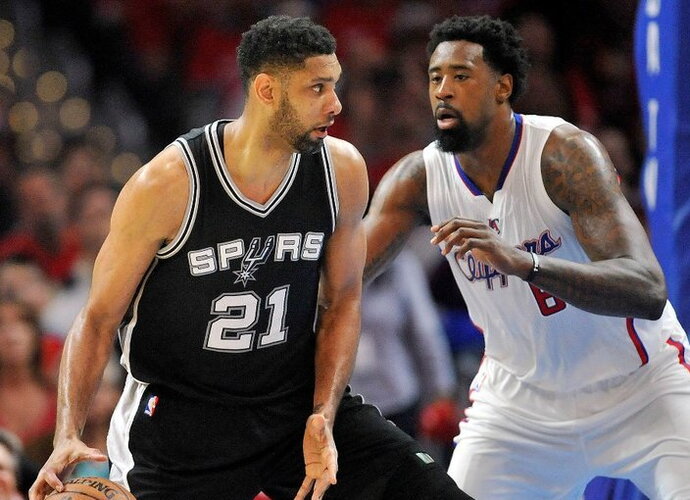 T.Duncanas uždirba 5,2 mln. JAV dolerių, bet yra vienas geriausių NBA aukštaūgių (Scanpix nuotr.)