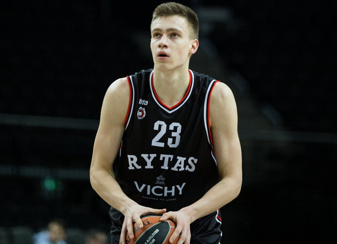 M.Blaževičius žais ir NKL pirmenybėse (BNS nuotr.)