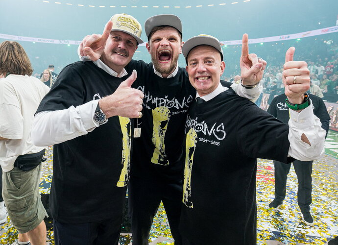 T.Sabonis neslėpė emocijų po finalinio švilpuko („Betsafe-LKL“ nuotr.)