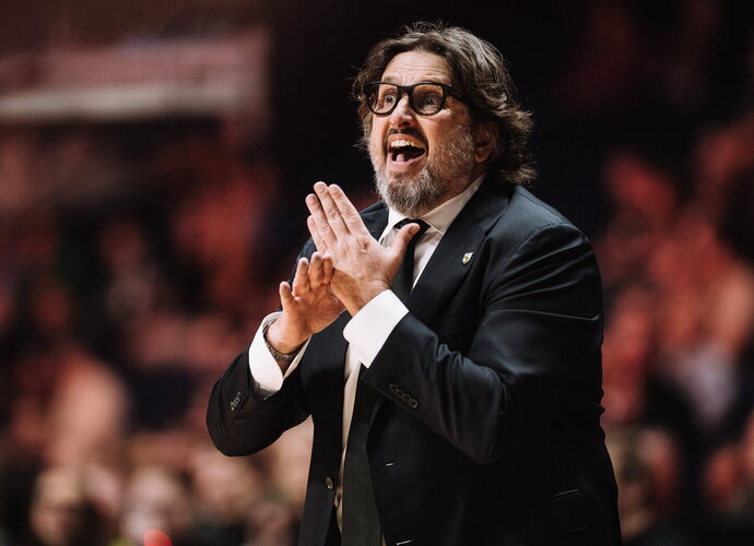 A.Trinchieri išsiplėtė apie sunkumus šį sezoną („Betsafe-LKL“ nuotr.)