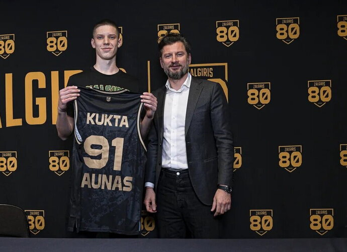 J.Kukta keliasi į Kauną (www.zalgiris.lt nuotr.)