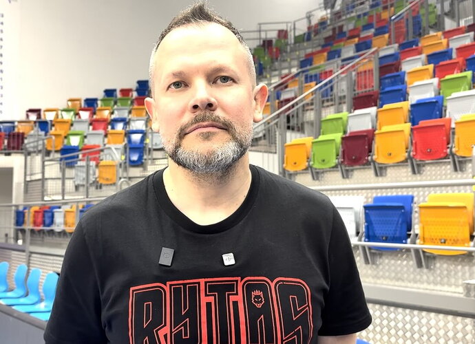 G.Žibėnas kalbėjo apie būsimas rungtynes (Krepsinis.net nuotr.)