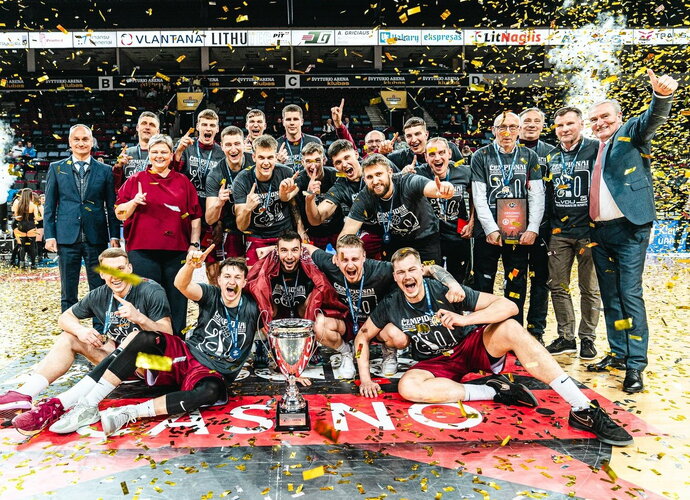 VDU tapo čempionais (LSKL nuotr.)