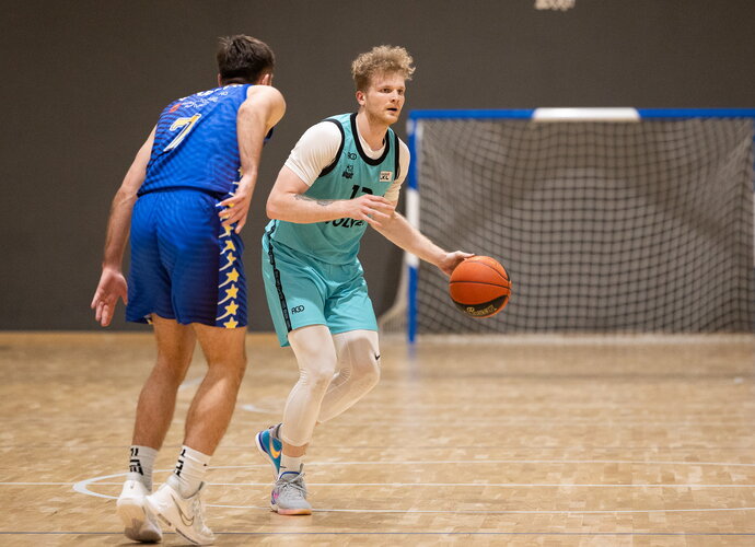 K.Žemaitis iš rinktinės atvyko padėti komandai (Foto: Saulius Čirba)