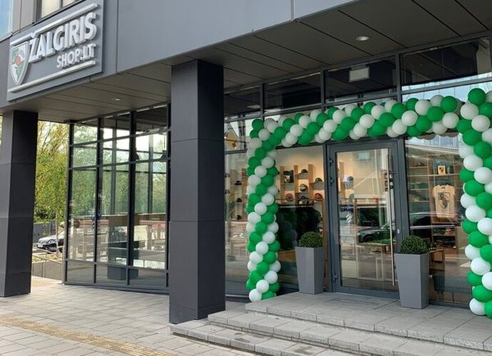 Sostinėje duris atvėrė „Žalgirio“ parduotuvė (www.zalgiris.lt nuotr.)