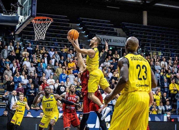 M.Heideggeris žibėjo prieš „Rytą“ (FIBA Europe nuotr.)