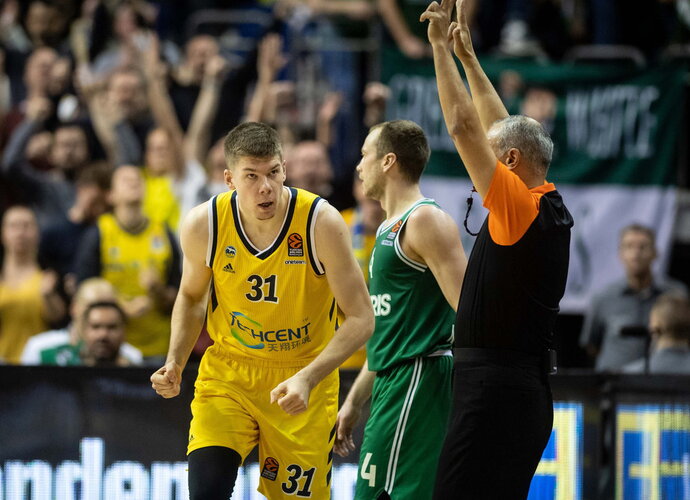 R.Giedraitis pelnė 10 taškų (Scanpix nuotr.)