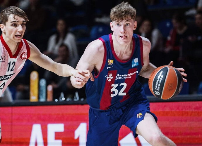 K.Jakučionis pelnė tritaškį (Euroleague.net)